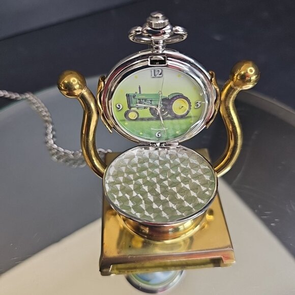 Vintage Yoke Shape Adjustable Pocket Watch Holder/Stand - Marked “AIC” “EB” USA - Picture 10 of 16
